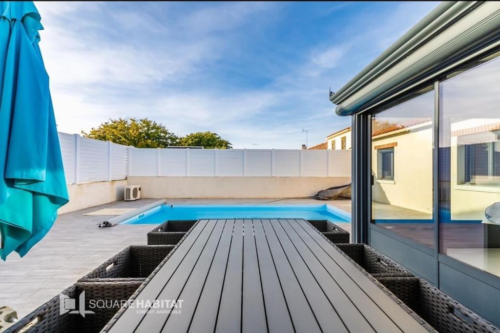 סן ז'אן דה מון Villa Avec Piscine מראה חיצוני תמונה